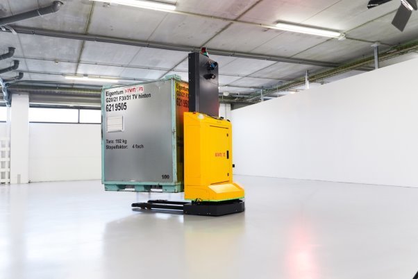 Kivnon to introduce its latest edition of K55 forklift AGV at Advanced Factories 2023